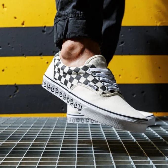 Herenschoenen Vans Men Era Bmx Wit-zwart Wit - 38