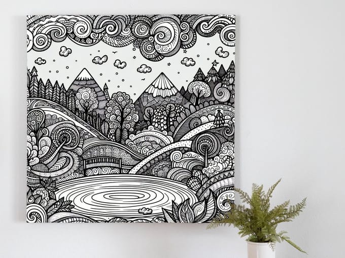 Kunstprint | Wanddecoratie | Forex | 100 × 100 cm