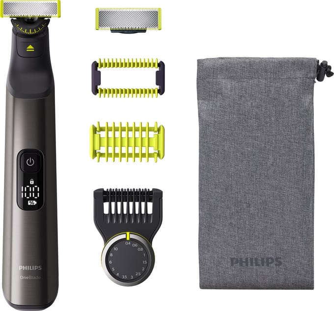 Philips OneBlade Pro 360 Face + Body QP6551/30 - Trimmer, scheerapparaat en styler - 360 Blade
