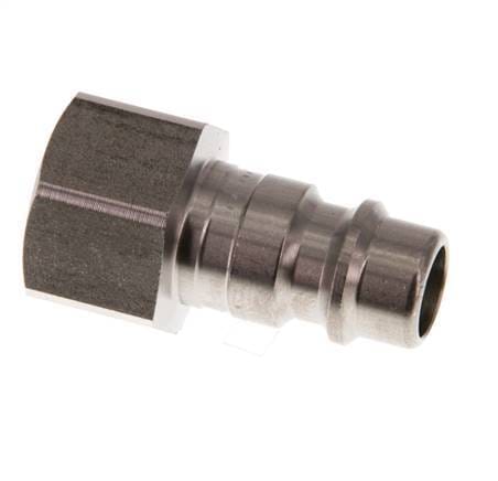 RVS DN 7.2 (Euro) Luchtkoppeling Insteeknippel G 1/4 inch Binnendraad - CLP7-F-S-014