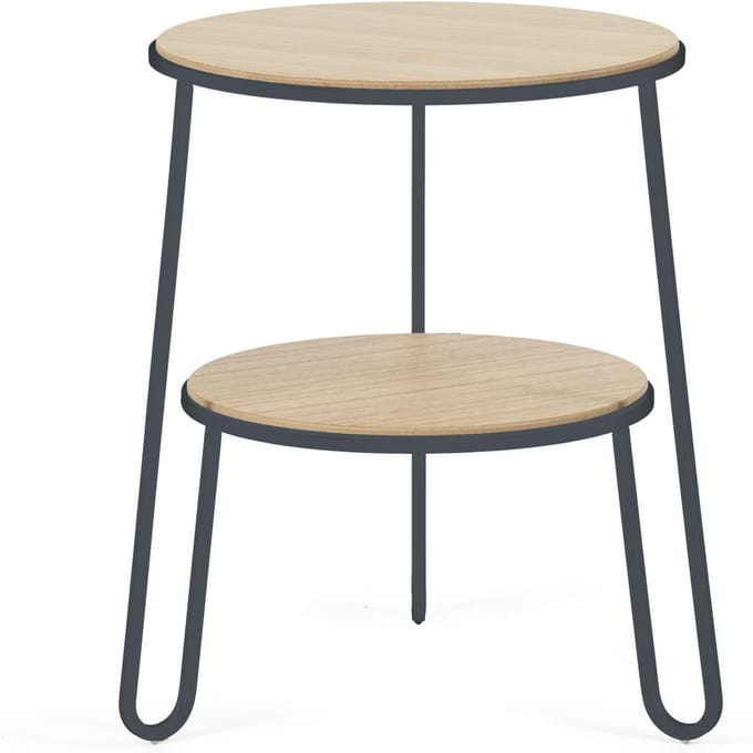 Harto - Anatole bijzettafel - leigrijs - 4 - 6 Wochen