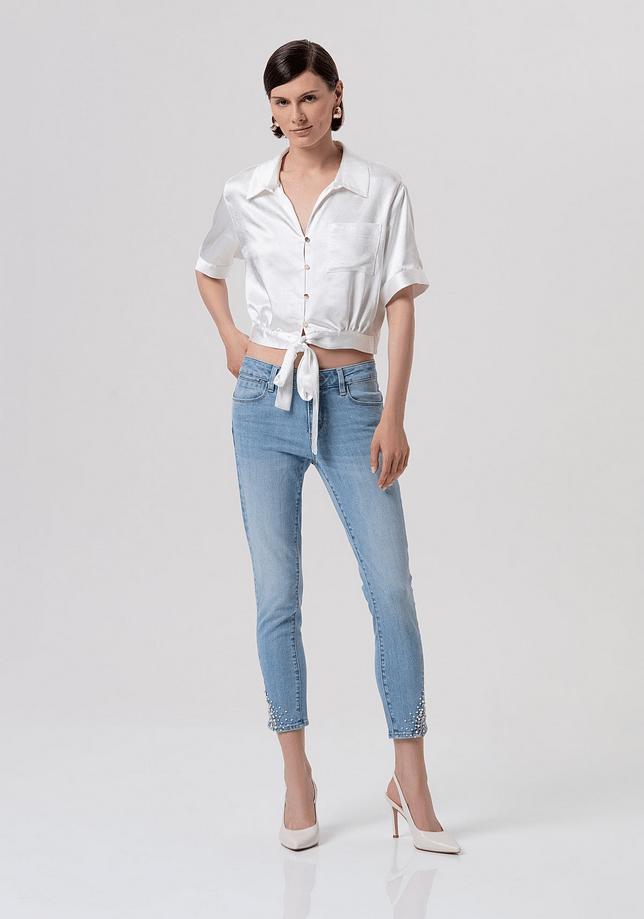 vrouwen jeans licht blauw