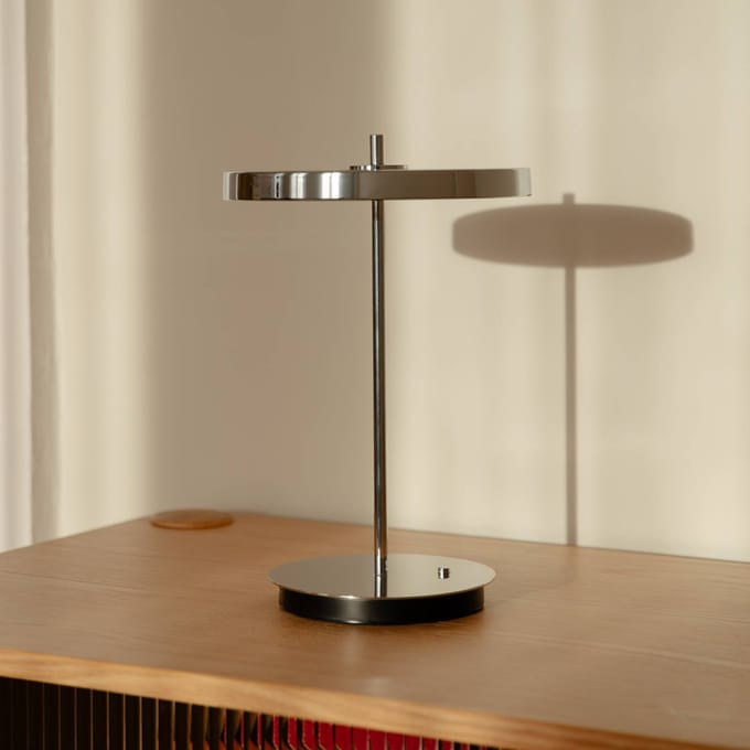 UMAGE Asteria Move V2 Draagbare Lamp - UmagePolishedSteel