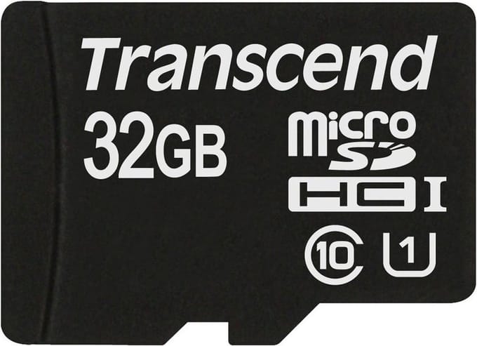 Transcend Premium microSDHC-kaart 32 GB Class 10, UHS-I