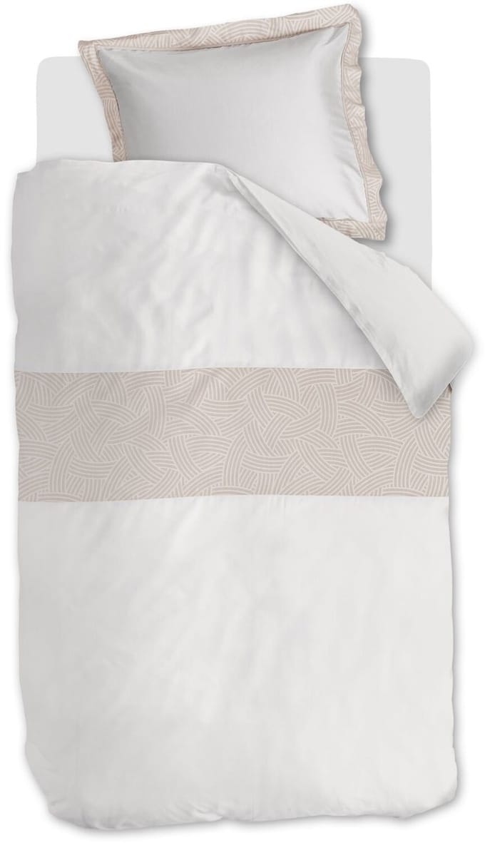 Beddinghouse Bakthi dekbedovertrek - Eenpersoons - 140 x 200/220 cm - Zand