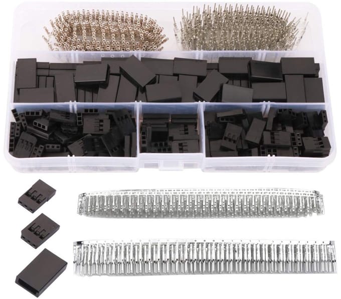 720pcs Servo Kabel Stekkers, 3 Pin RC Servo Verlengkabel Connector, 2.54mm Plug Kit voor Modelbouw en Elektronica
