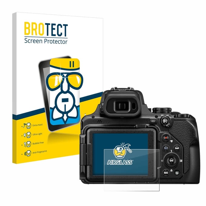 Screenprotector voor Nikon Coolpix P1100 Beschermglas transparant
