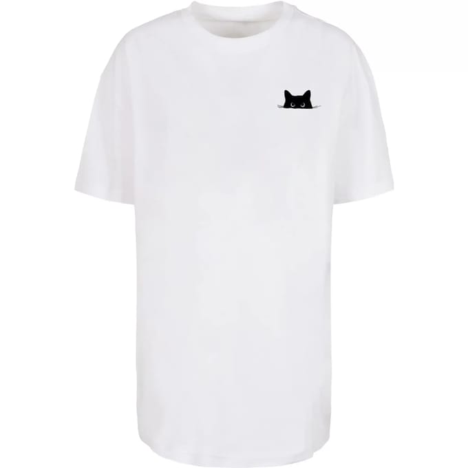 Dames-T-shirt Merchcode Halloween - Cat