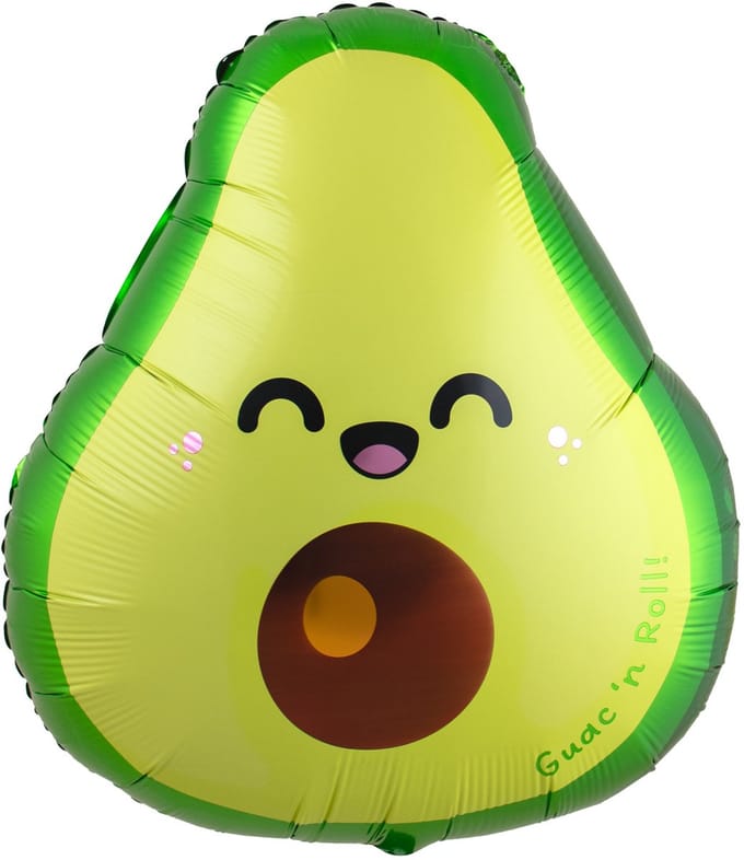 Folieballon - Kawaii Avocado - 60 cm