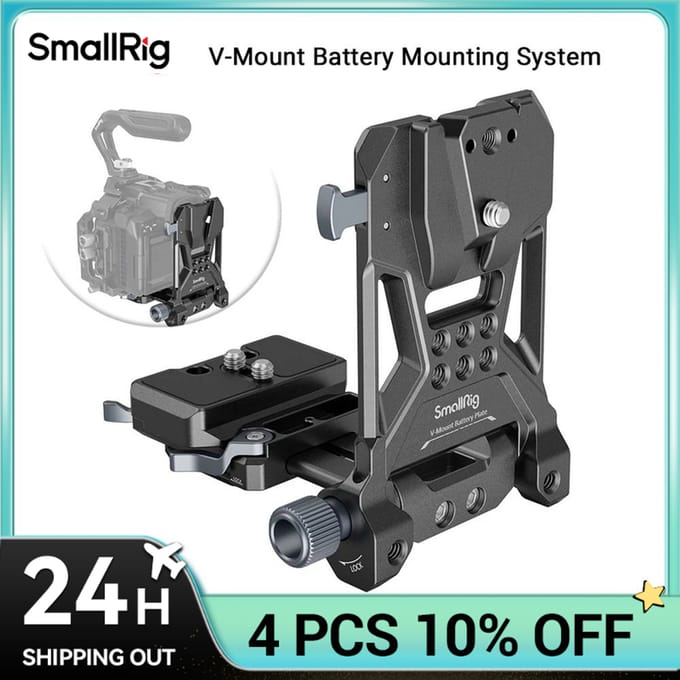 SmallRig 4064 Compact V-Mount Battery Mounting System