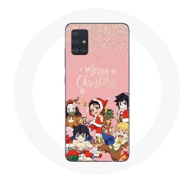 Coque - Demon Slayer - Samsung Galaxy A51 - Souple - Rose - Anime Manga
