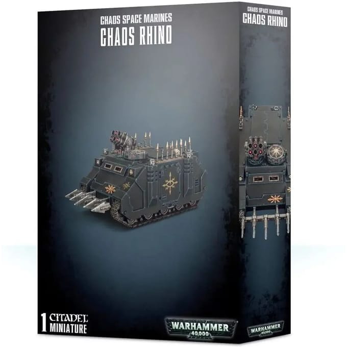 Figurine Games Workshop Warhammer 40k - Space Marine du Chaos Rhino (2019)