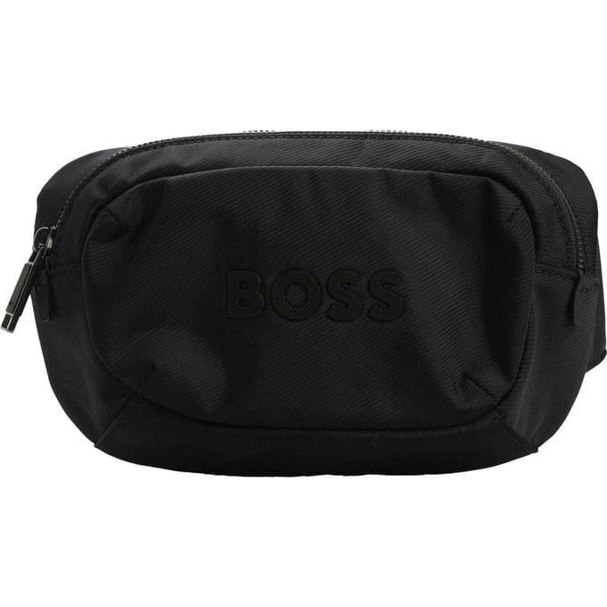 Boss Catch 3.0 heuptasje met reliëfpatroon (Donkerblauw)