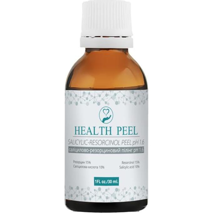 Health Peel Salicylzuur-Resorcinol peeling, pH 1.6, 30 ml.