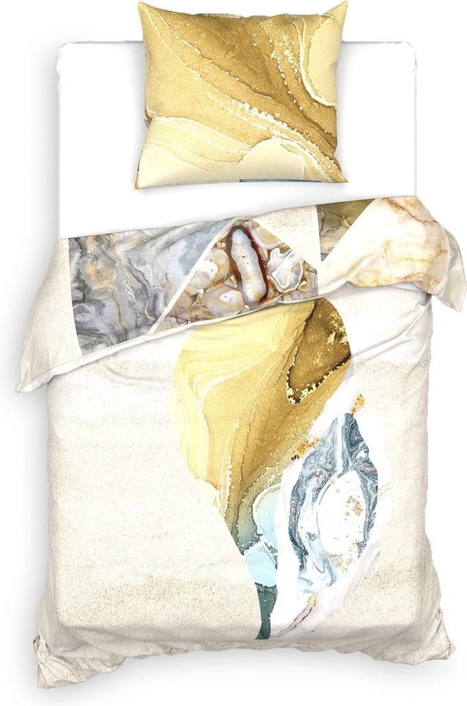 Heckett & Lane dekbedovertrek Athena (Grey)-140x200/220 cm