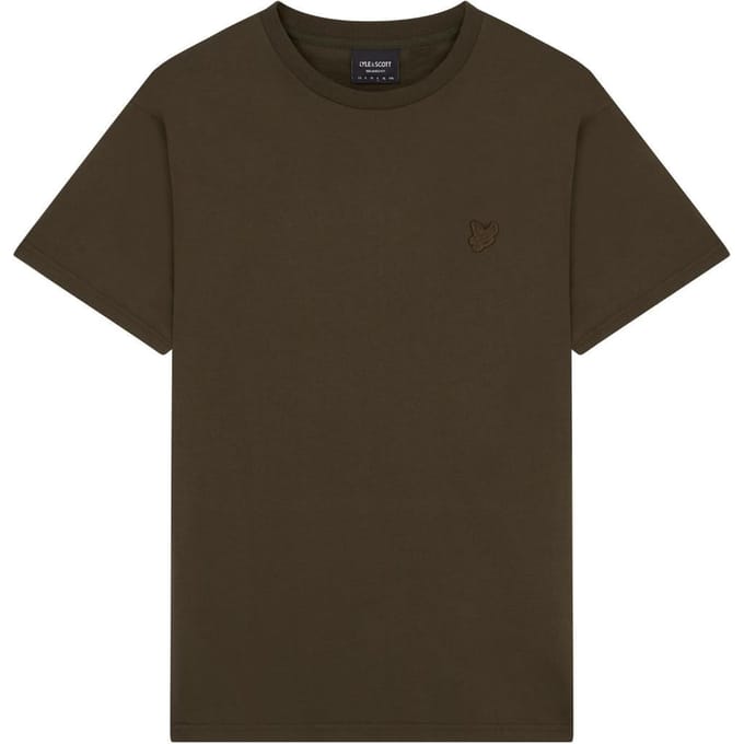 Lyle and Scott T-shirt Olive - Maat L - Heren - Casual T-shirts