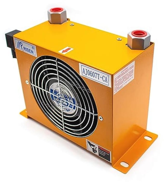 Hydraulische Luchtkoeler - Olieradiator Warmtewisselaar - Motor Koelen - Hoge Koelcapaciteit - 30L/min - Metaal