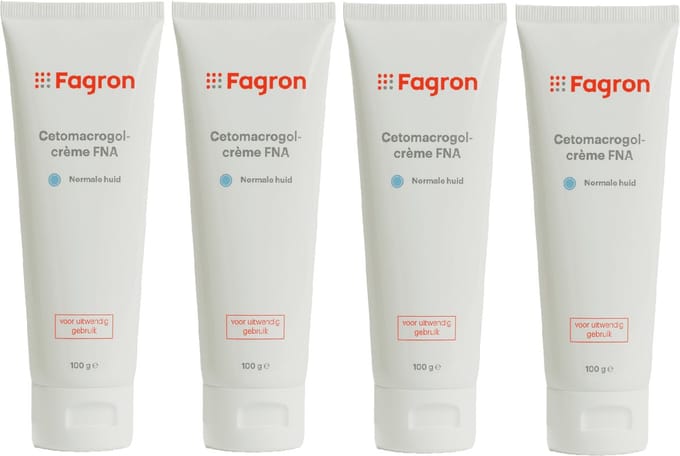 Fagron Cetomacrogol FNA Creme - 4x100ml voordeelverpakking