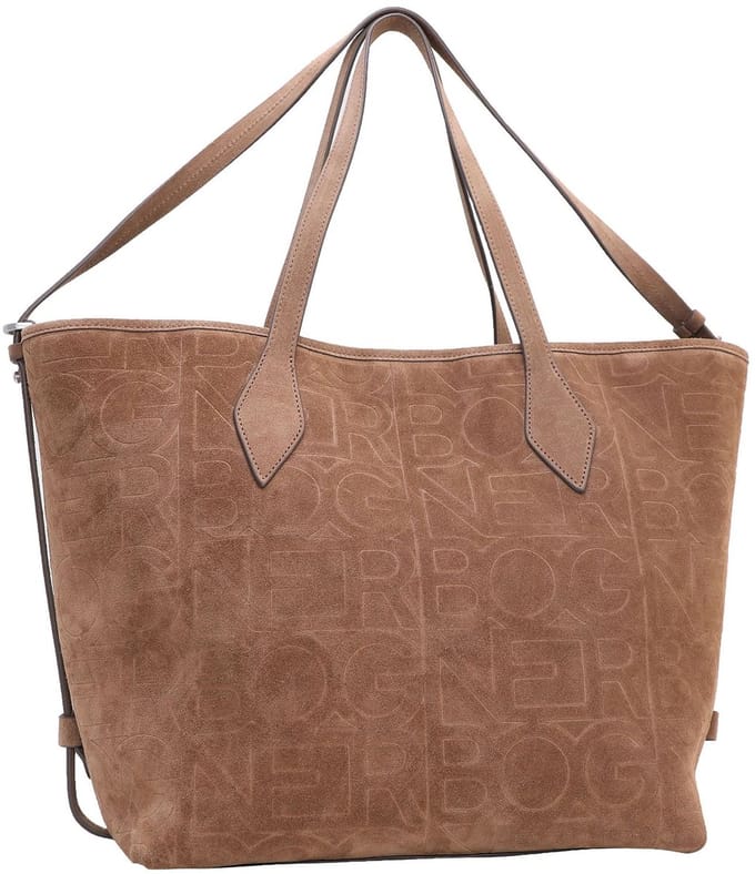 Bogner Schoudertas Tenna Velluto Jane Shopper Brown Bruine