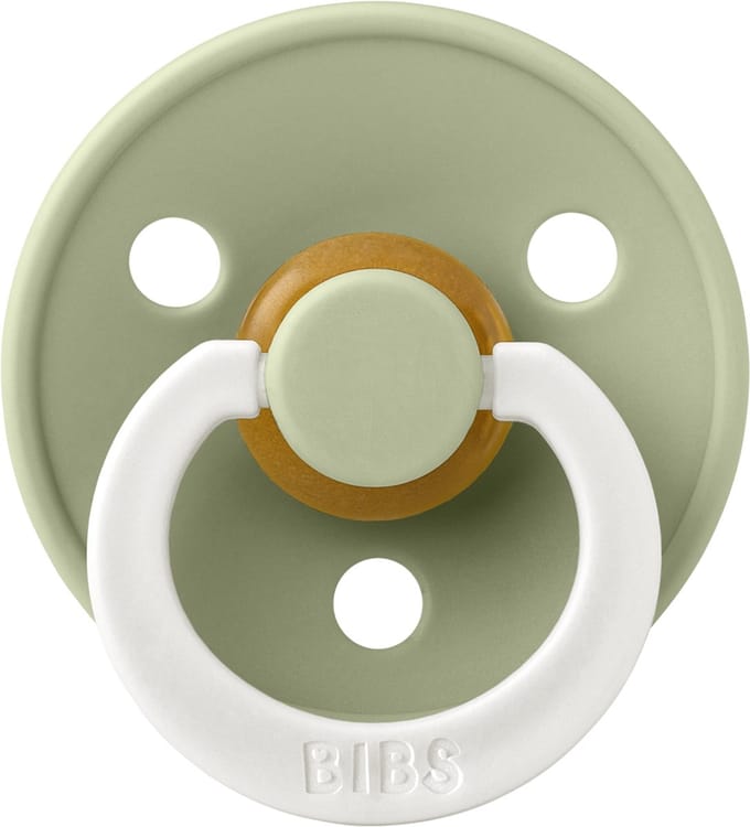 BiBs Glow In The Dark Fopspeen - Anatomisch - 0-6 Mnd - Sage