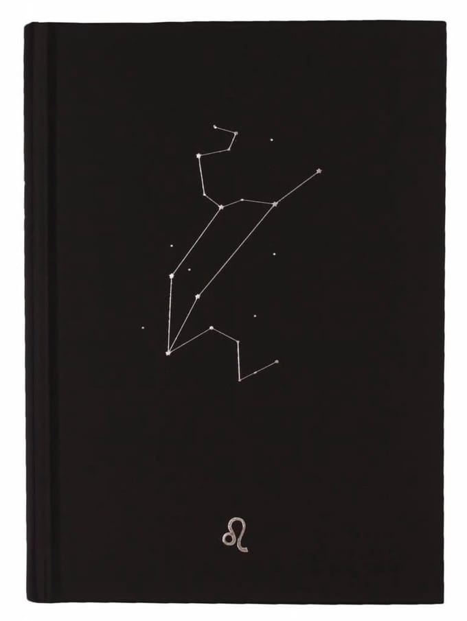 D6053-05 Dreamnotes notitieboek sterrenbeeld: leeuw 19 x 13,5 cm