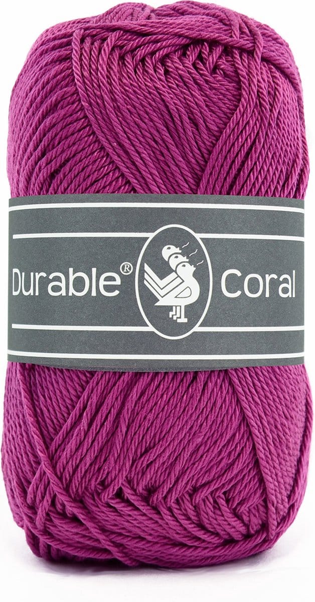 Durable Coral - 248 cerise - Gemerceriseerd Katoen Garen