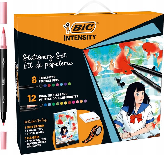 BIC Manga Intensity Dual Set: 20 Tekenpennen & Fineliners