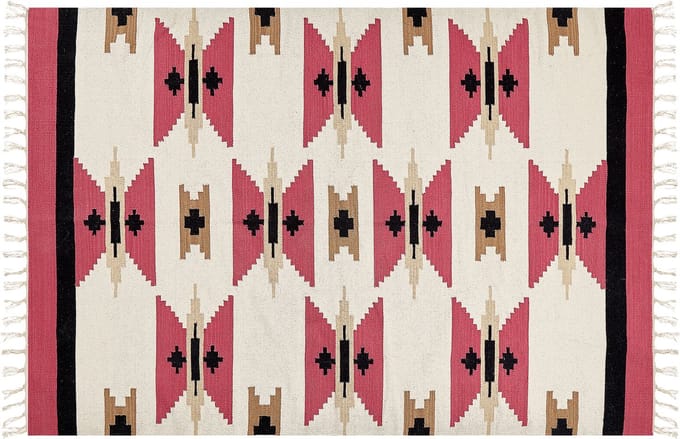 GARNI - Vloerkleed - Meerkleurig - 160 x 230 cm - Katoen