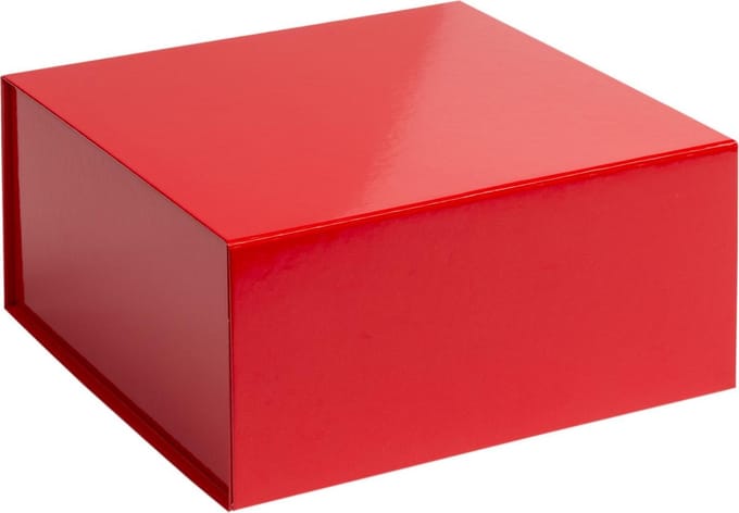 Geschenkdoos opbergdoos ROOD, 23x23x11cm (5 stuks)