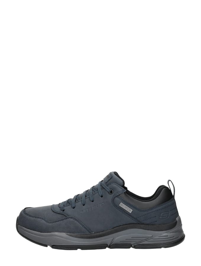 Skechers Bengao - Hombre Heren Veterschoenen - Navy