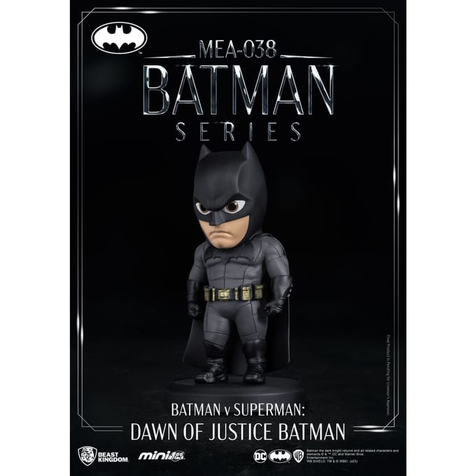 Beast Kingdom Toys DC Comics Mini Egg Attack Figure Batman v Superman: Dawn of Justice Batman 8 cm Mini-Figuur