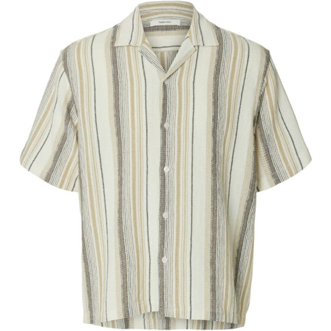 relaxed fit vrijetijdsoverhemd van puur katoen model 'RLXCAL'