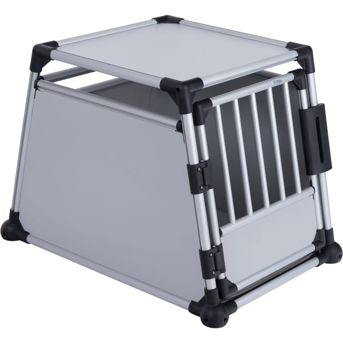 Maat M-L: L 63 x B 90 x H 65 cm - Trixie Hondenbench Aluminium