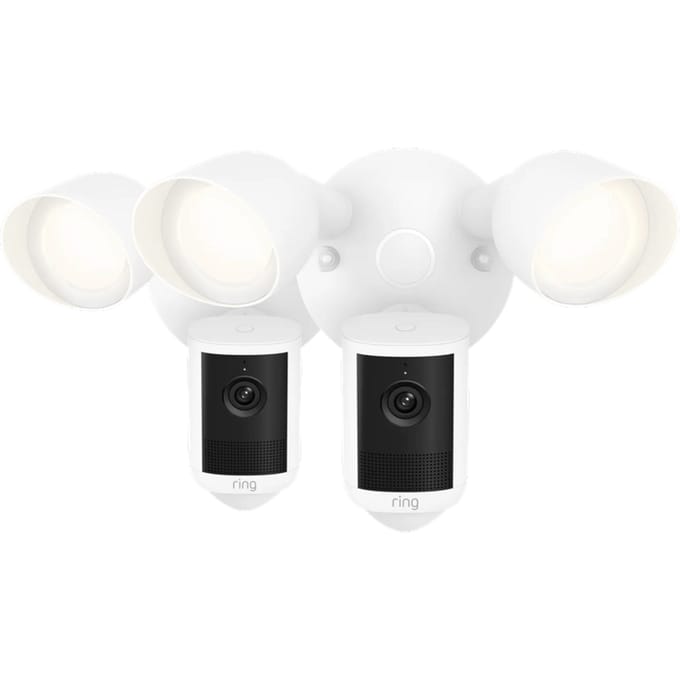 Ring Floodlight Camera 2e Generatie Wit Duo Pack