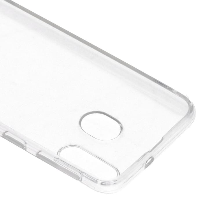 Finnacle - stijlvolle Softcase Backcover - geschikt voor Samsung Galaxy A40 - Strak design, optimale bescherming - Transparant