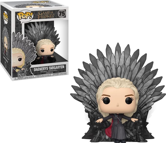 Daenerys Sitting on Throne #75  - Game of Thrones - Deluxe - Funko POP!