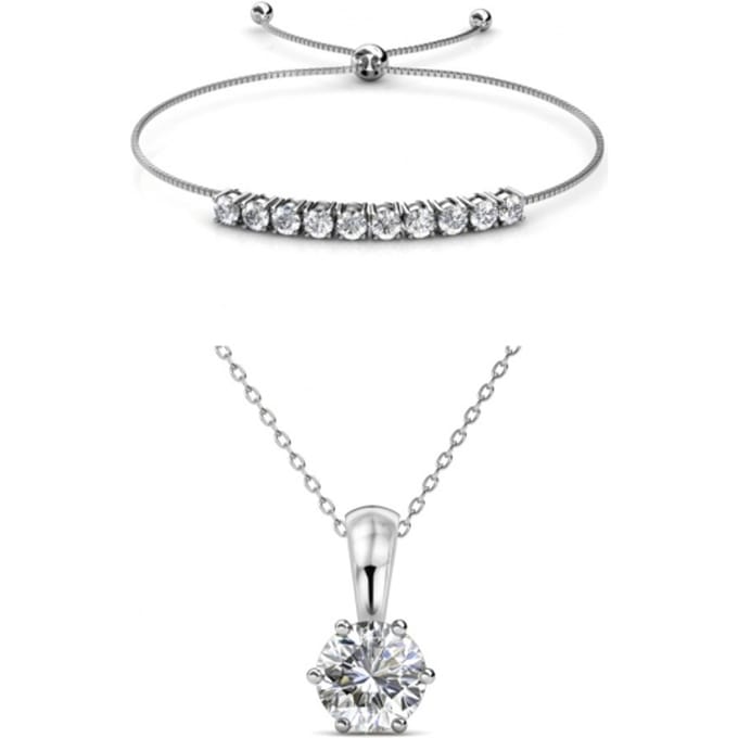 Crystal Mia Geboortestenenset - Kristal