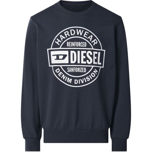 DIESEL Heren sweater (Marineblauw, M)