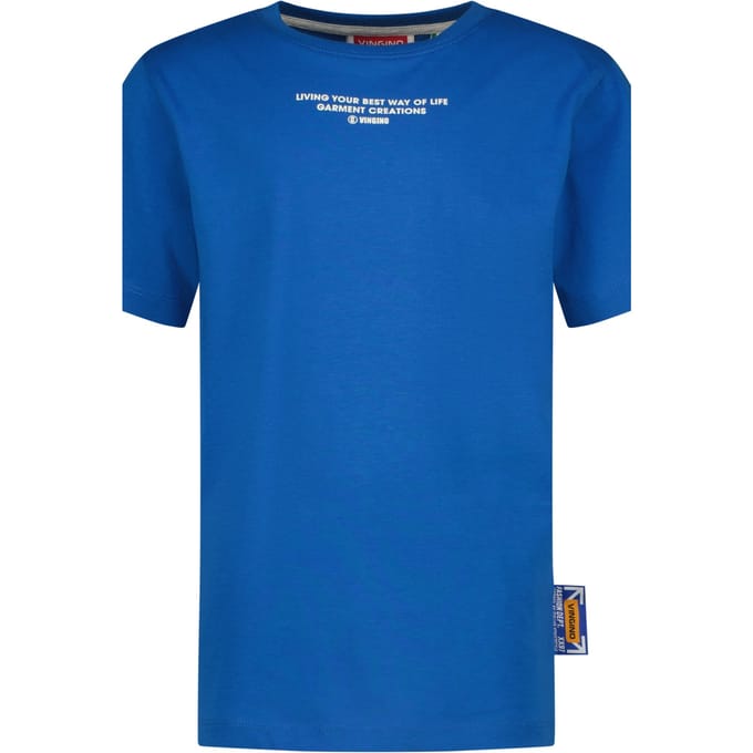 Vingino Hady Seascape Blue Maat: 4 | T-Shirts Outlet | kids | Blauw