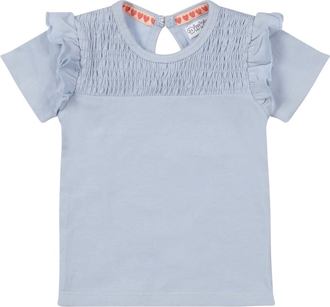Dirkje R-SWEET Meisjes T-shirt - Light blue - Maat 80