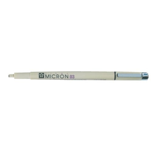 Fineliner sakura pigma micron 03 0.35mm zwart