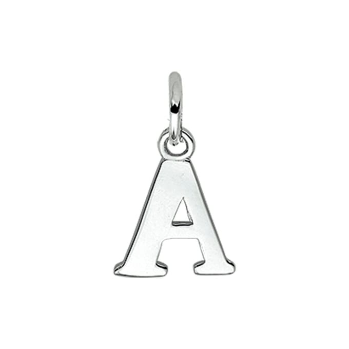 Zilver Gerhodineerde Hanger letter A 1319069