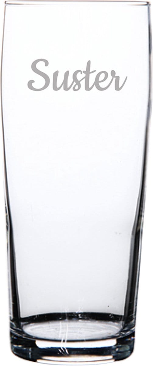 Gegraveerde bierfluitje 19cl Suster
