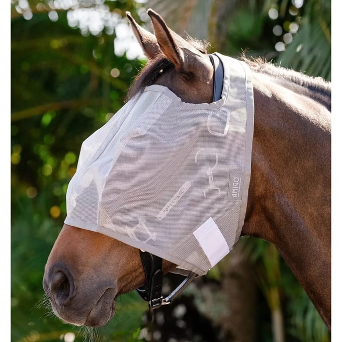 Anti-vliegenmasker voor paarden Horseware