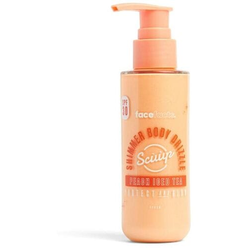 Face Facts Scuup Peach Iced Tea SPF30 Shimmer Body Drizzle 100 ml