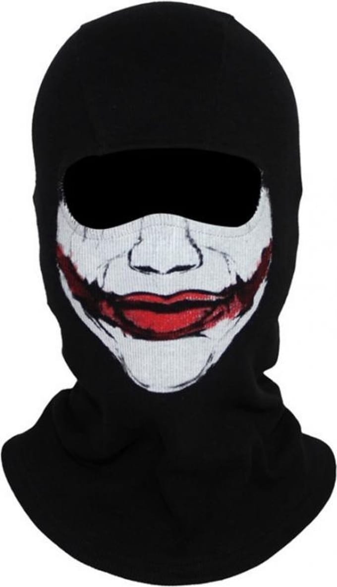 Finnacle -Zwarte Bivakmuts - Winddicht Motor Gezichtsmasker - Ghost Ski Masker - Balaclava