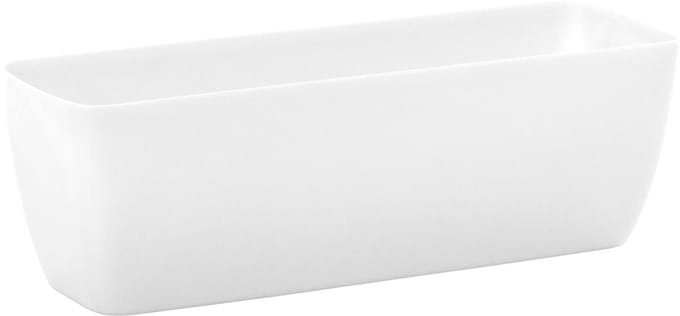Bloembak Balkonbak Verve 40x13x13cm WIT Nicoli