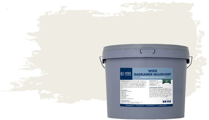 Wixx Badkamer Muurverf Matt - 5L - RAL 9010 | Zuiver Wit