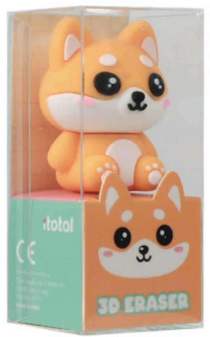 iTotal 3D Eraser My Little Bestie “SHIBA” Gum 31gr