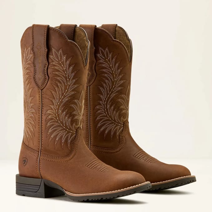 Ariat HYBRID RANCHWARD STRECHFIT Dames Bruin - 41 (7 UK)